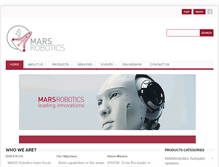 Tablet Screenshot of marsrobotic.com